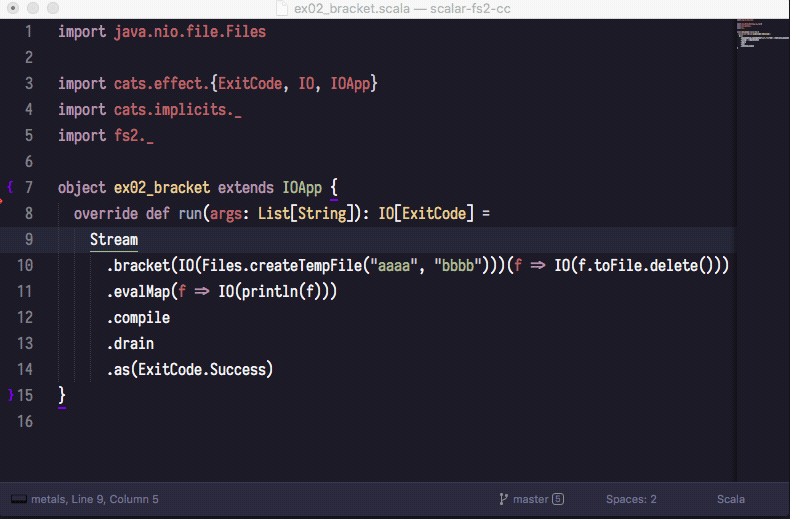 Symbol references in the popup