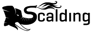 Scalding logo BW