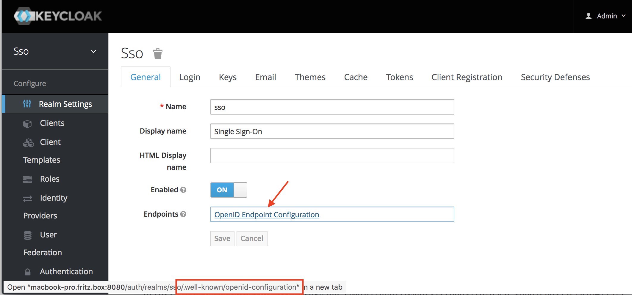 Keycloak Client Configuration