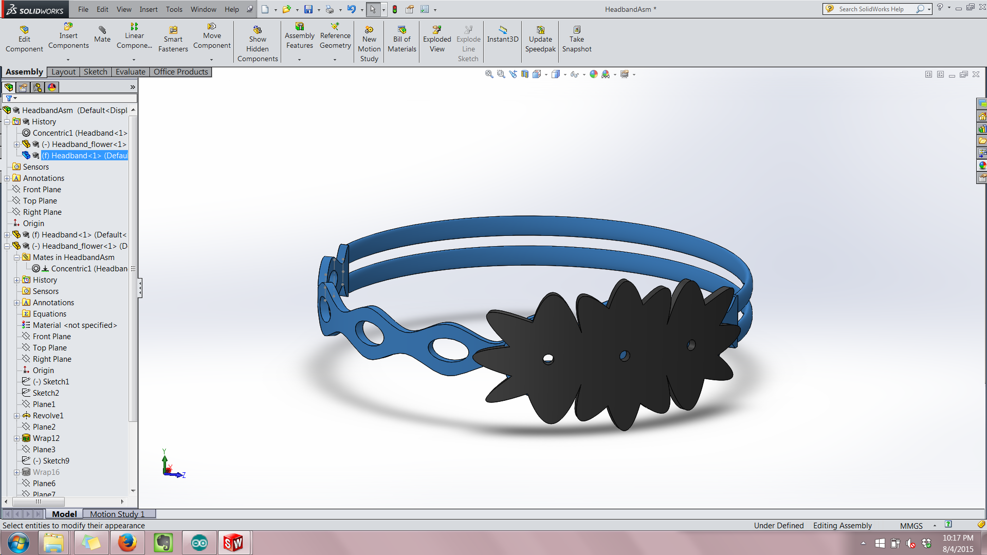 Solidworks Headband Asm