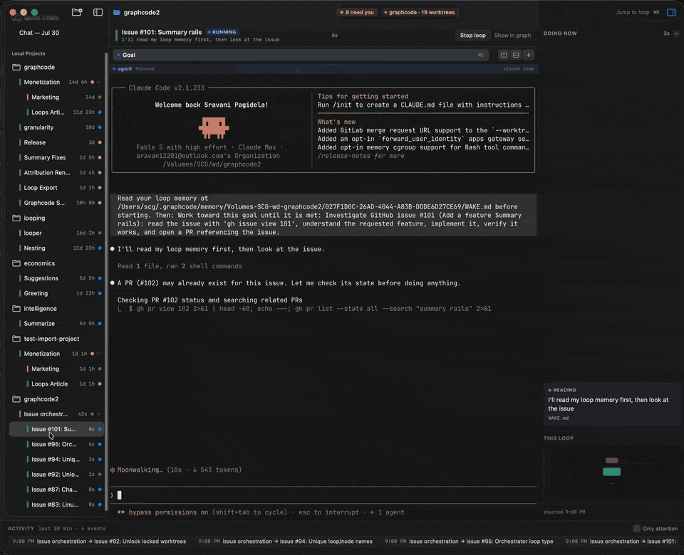 GraphCode screenshot 1