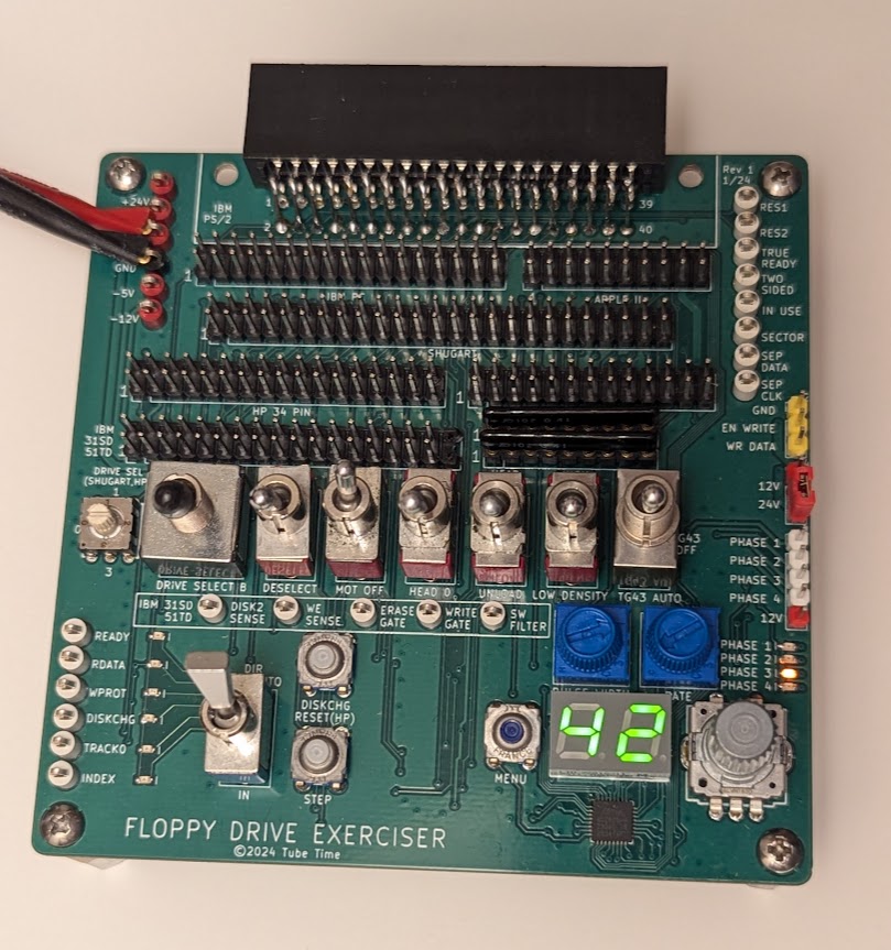 Floppy exerciser circuit board