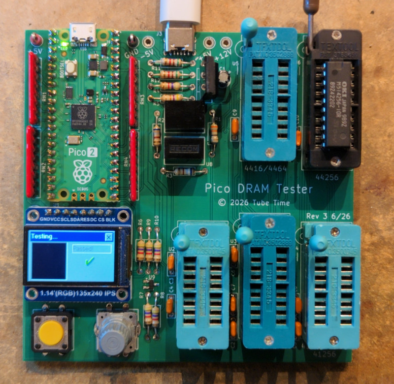 Pico dram tester, from the project README