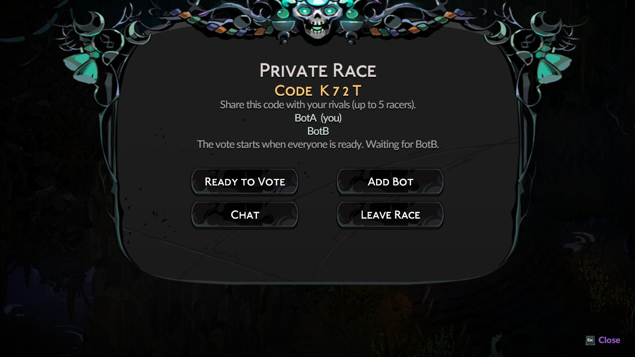 The Race Board: a private race, ready to vote