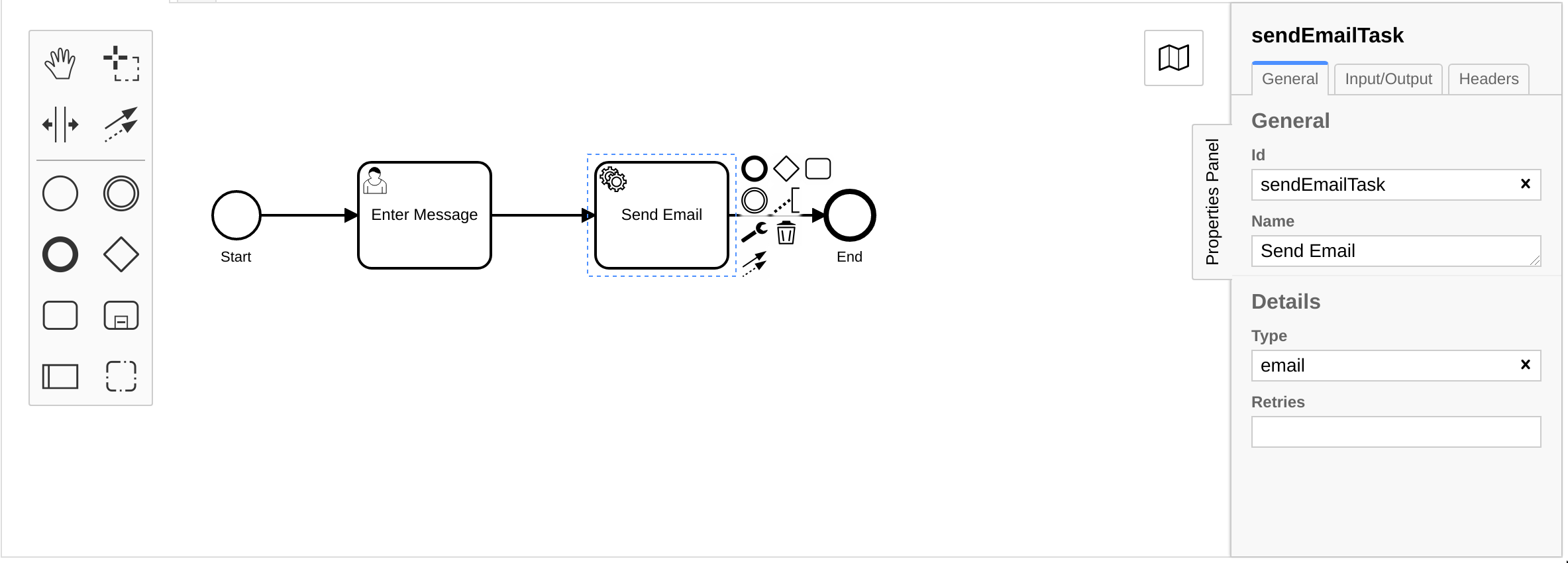 Configure service task