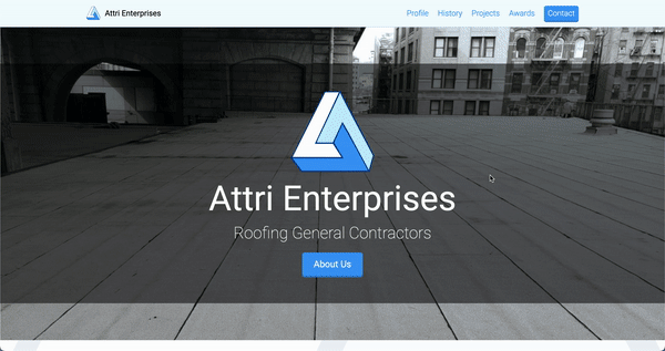 Attri Enterprises Website
