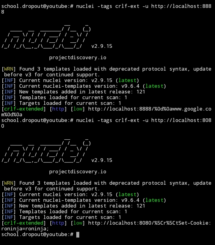 CRLF Extended Nuclei Templates