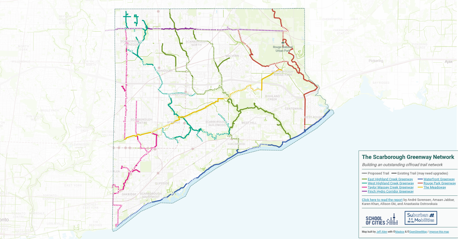 The Scarborough Greenway Network