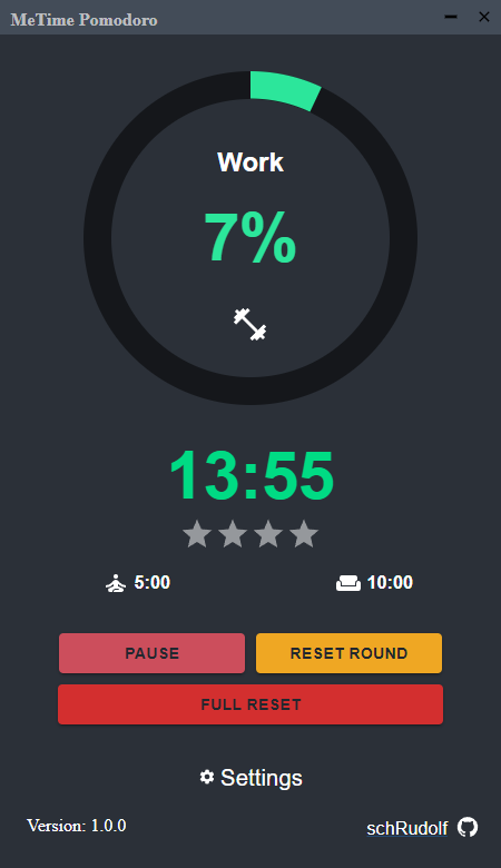 GitHub - schrudolf/pomodoro-app: Pomodoro app with TS-React-Tauri