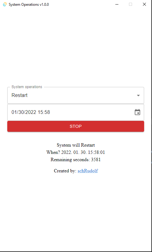 GitHub - schrudolf/tauri-system-operations: sysOp handler