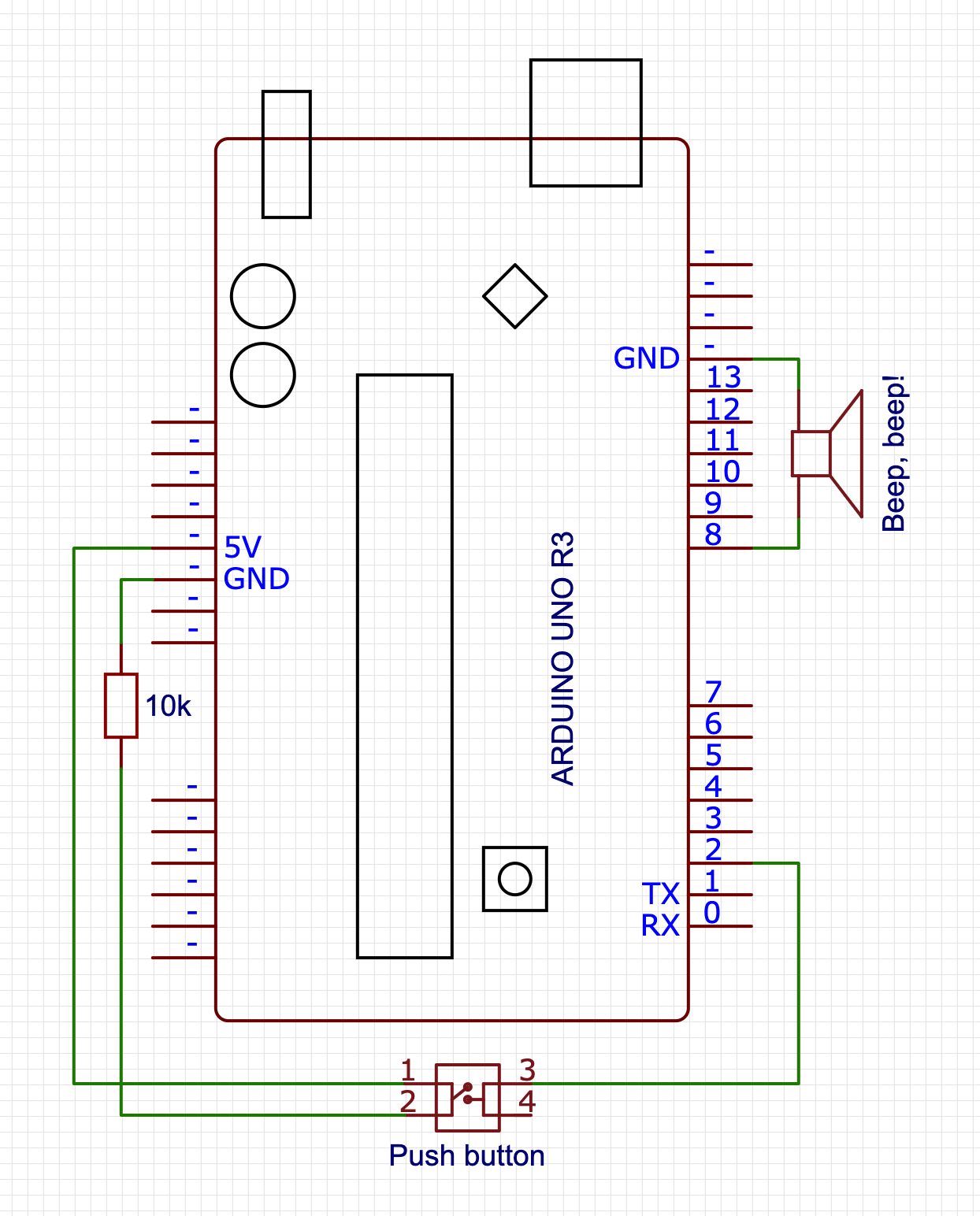 beep beep button diagram