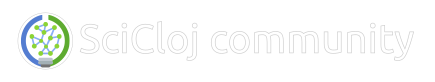 SciCloj logo banner - semi-transparent