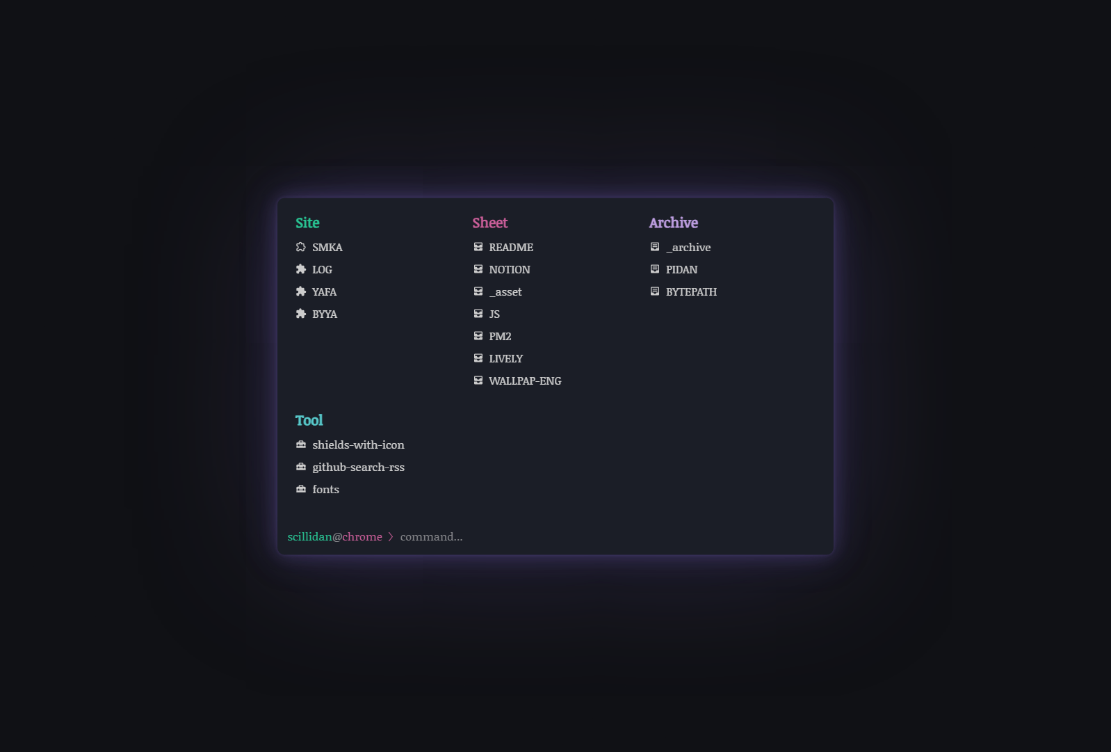 excalith-start-page