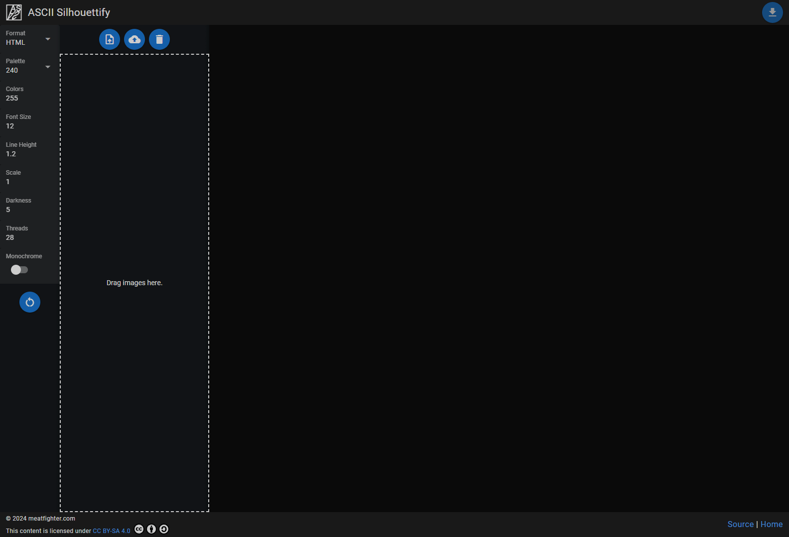 quasar-ascii-silhouettify