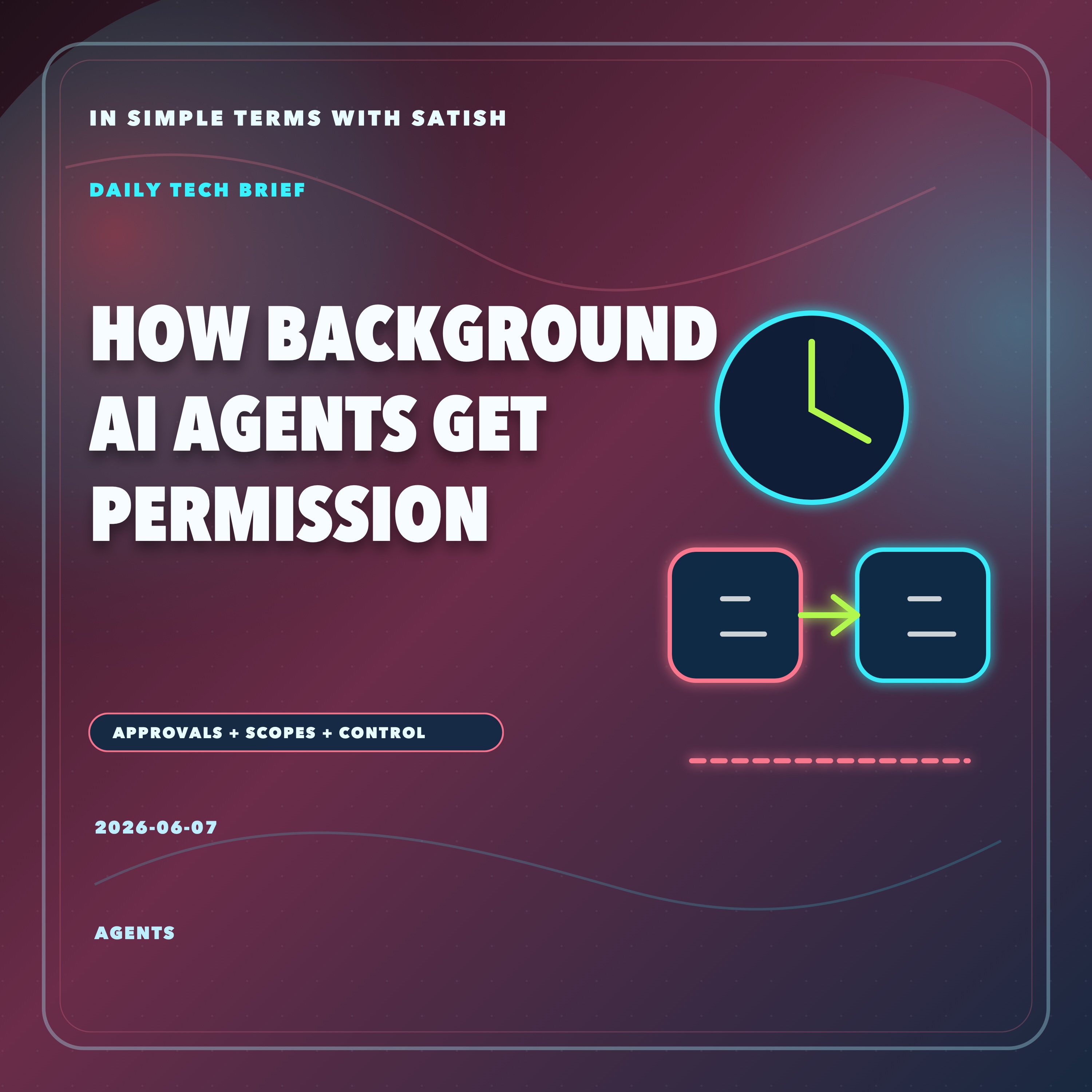 How Background AI Agents Get Permission artwork