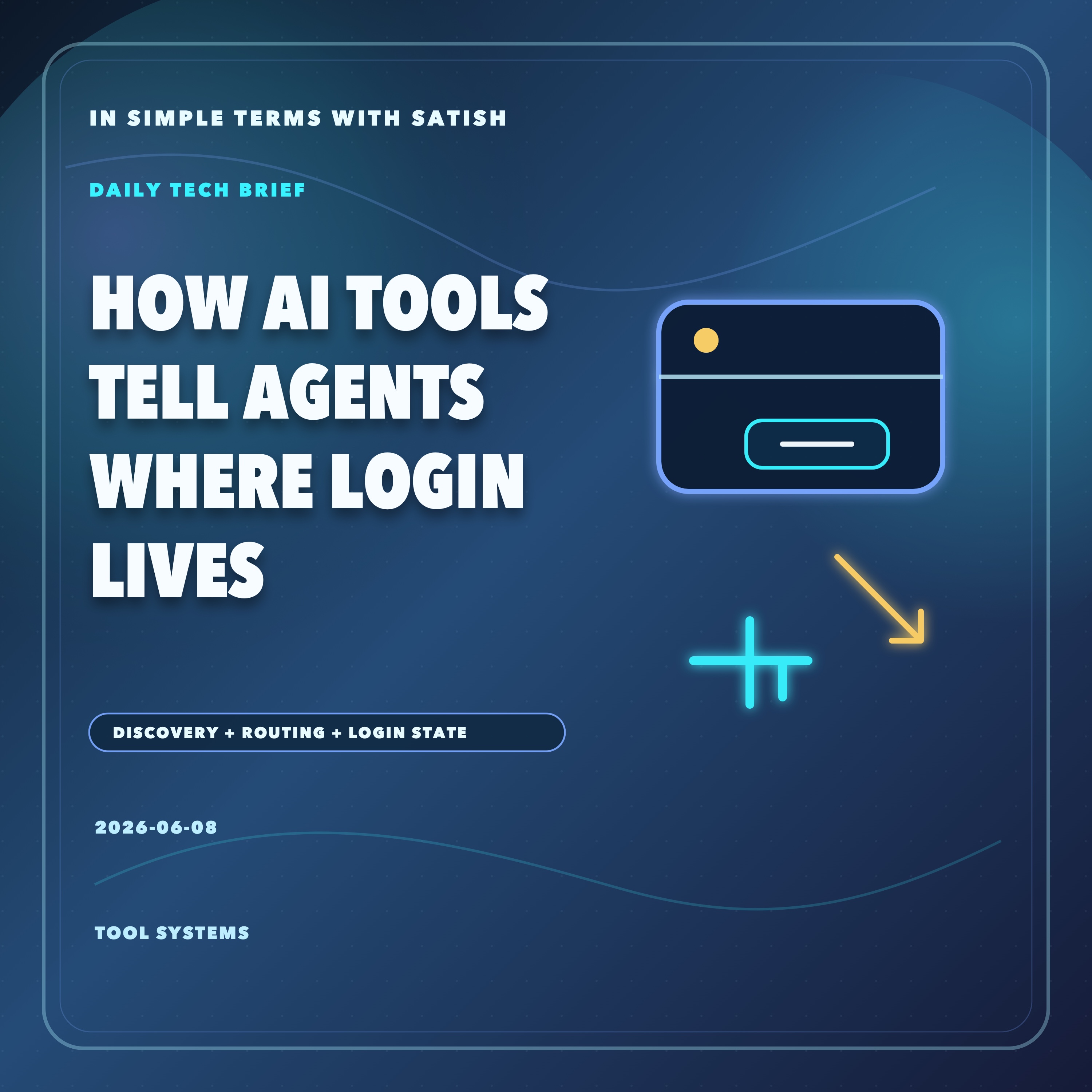 How AI Tools Tell Agents Where Login Lives artwork