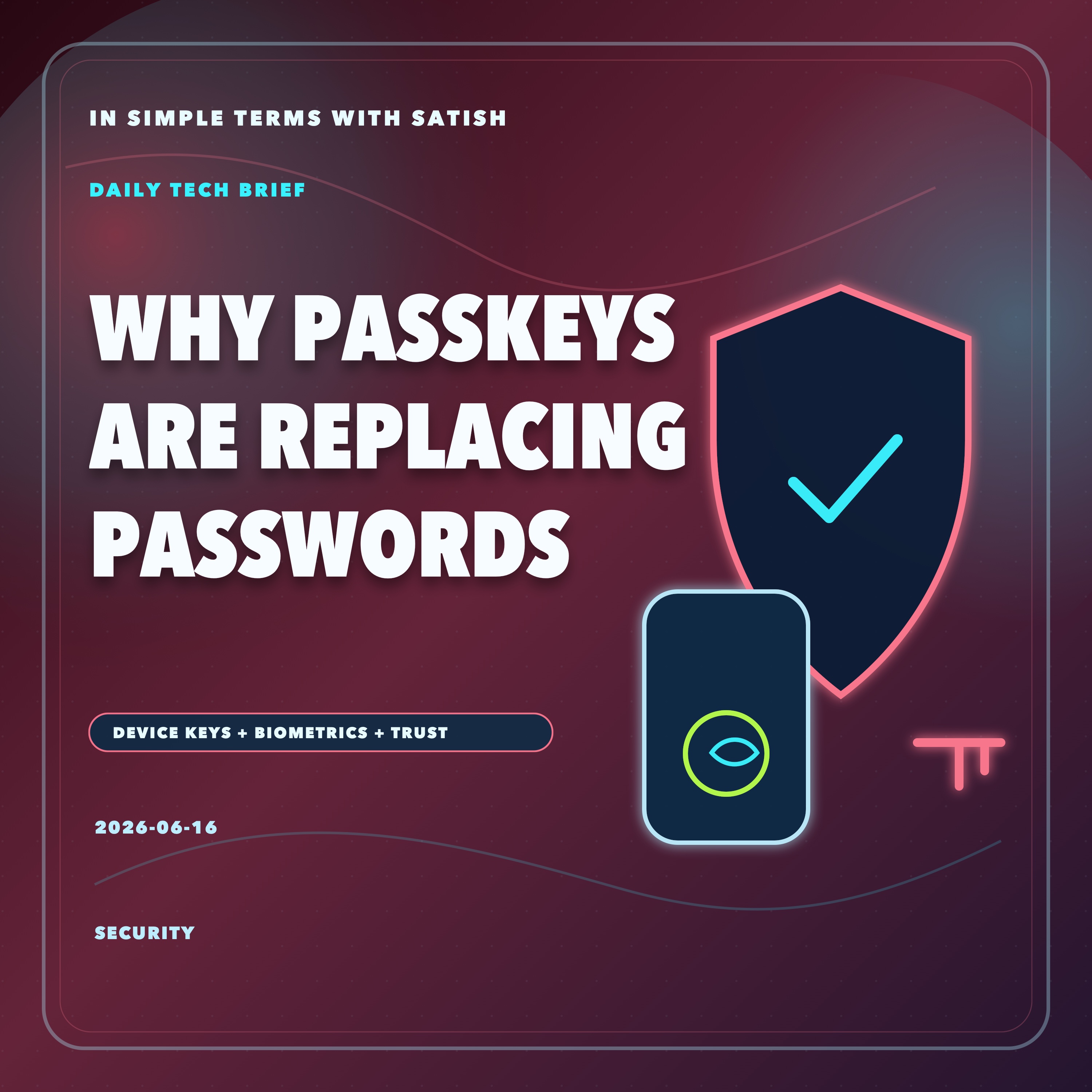 Why Passkeys Are Replacing Passwords artwork
