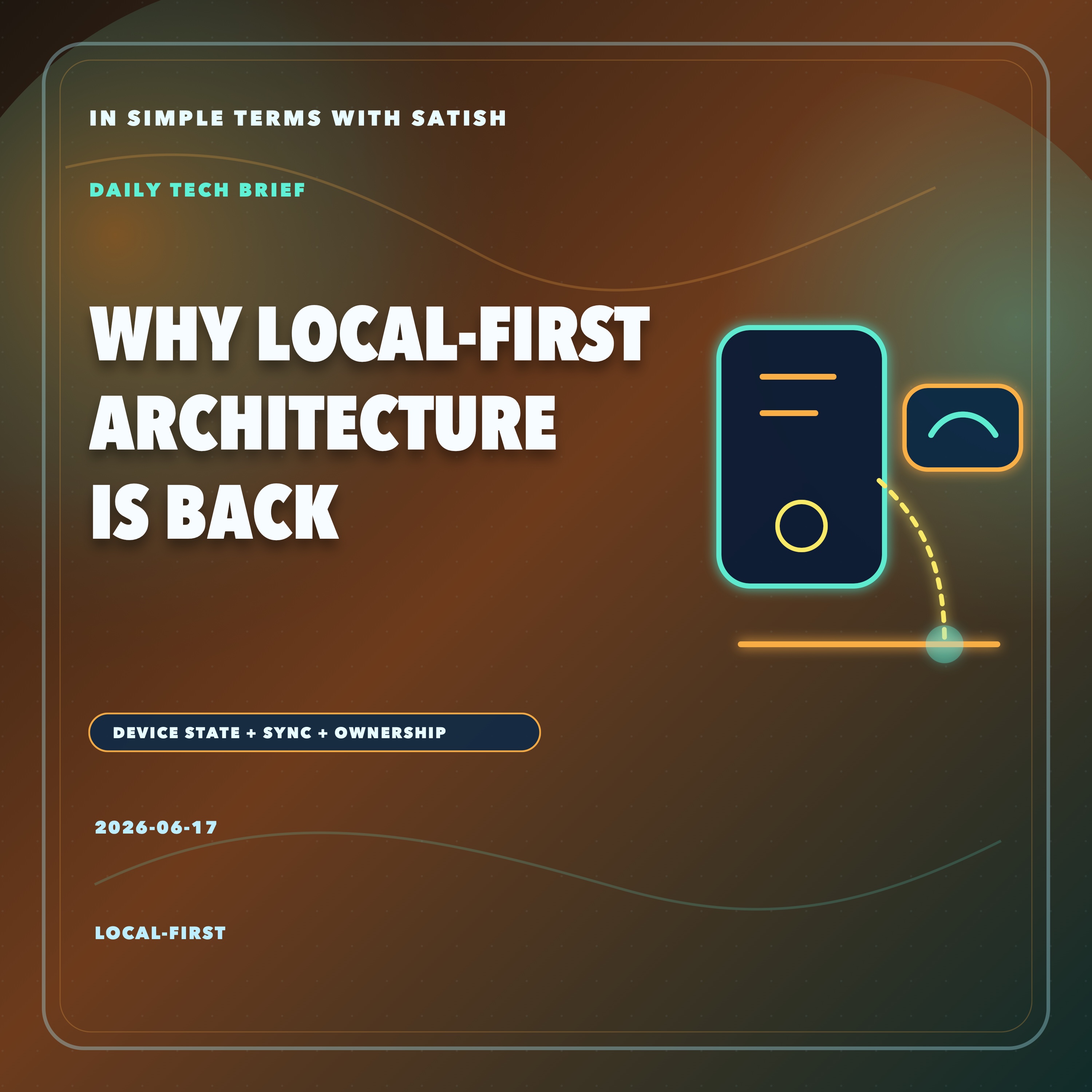 Why Local-First Architecture Is Back artwork