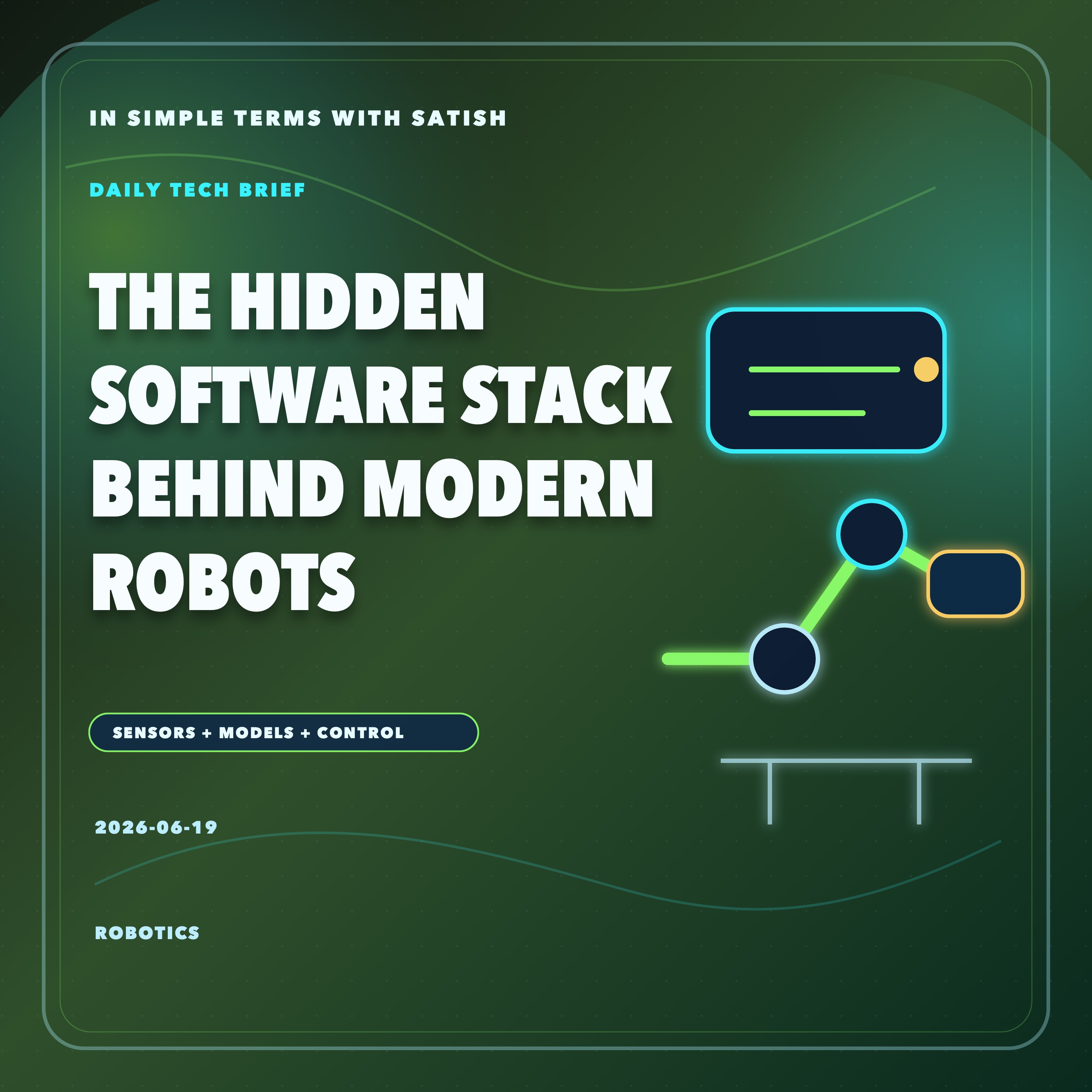 The Hidden Software Stack Behind Modern Robots artwork