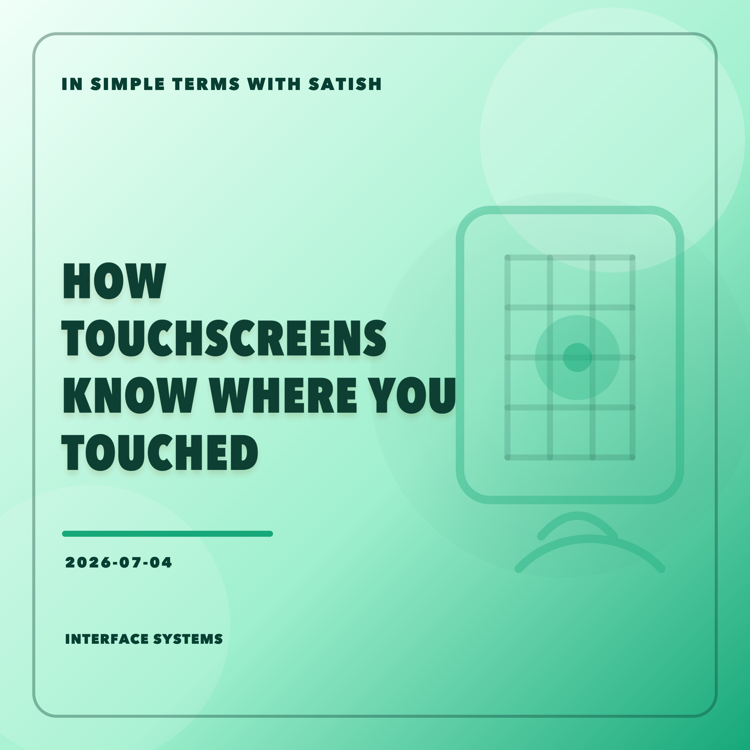 How Touchscreens Know Where You Touched artwork