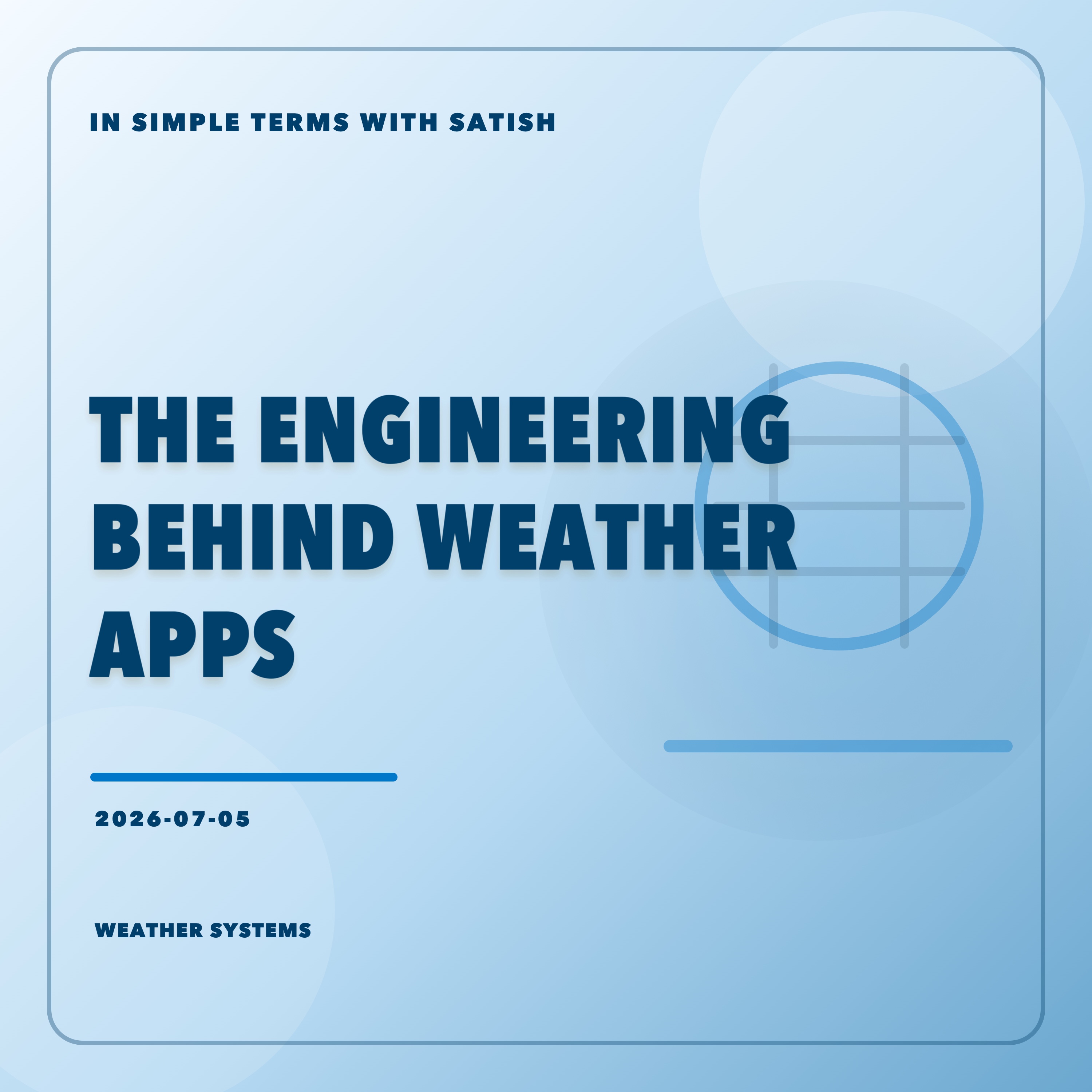 The Engineering Behind Weather Apps artwork
