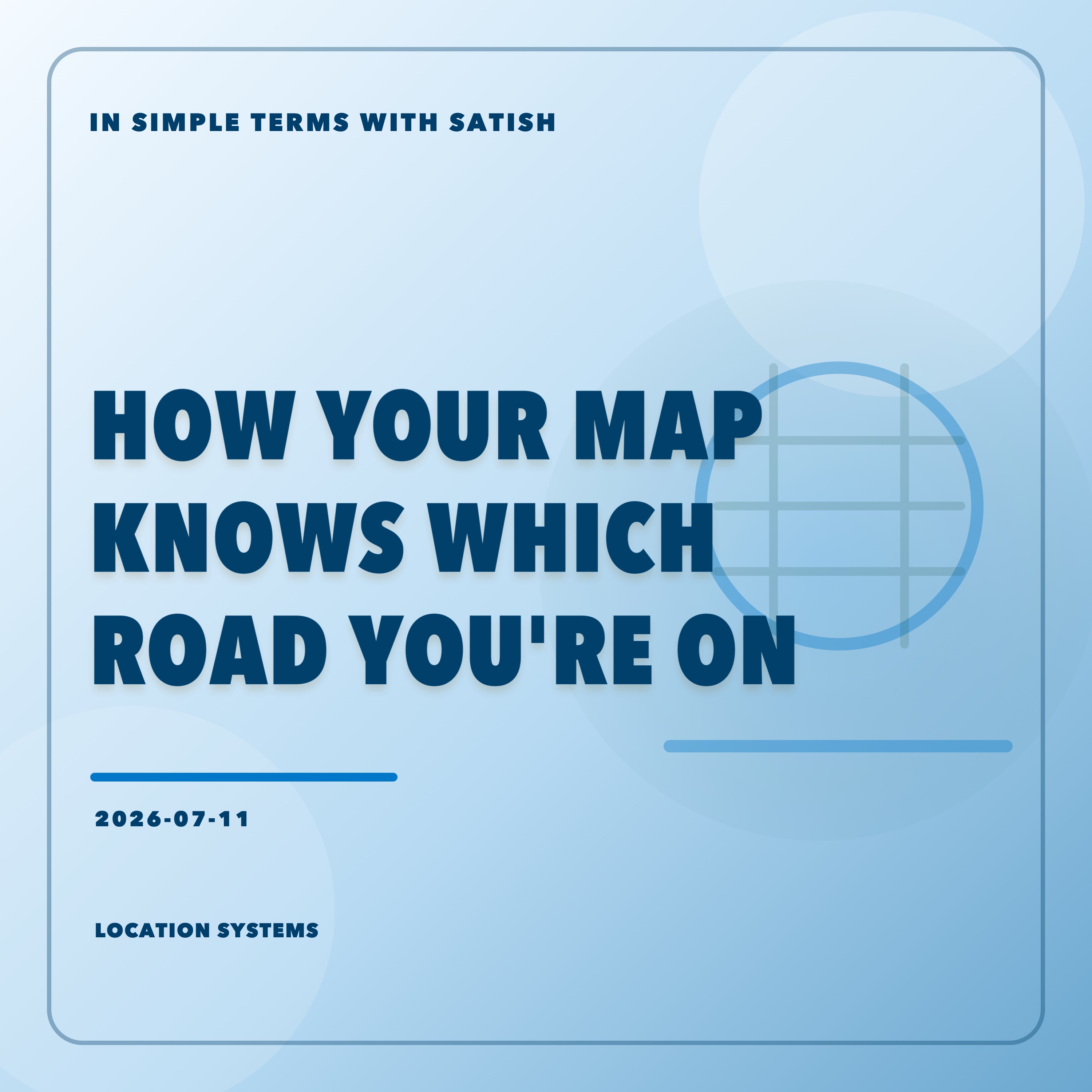 How Your Map Knows Which Road You're On artwork