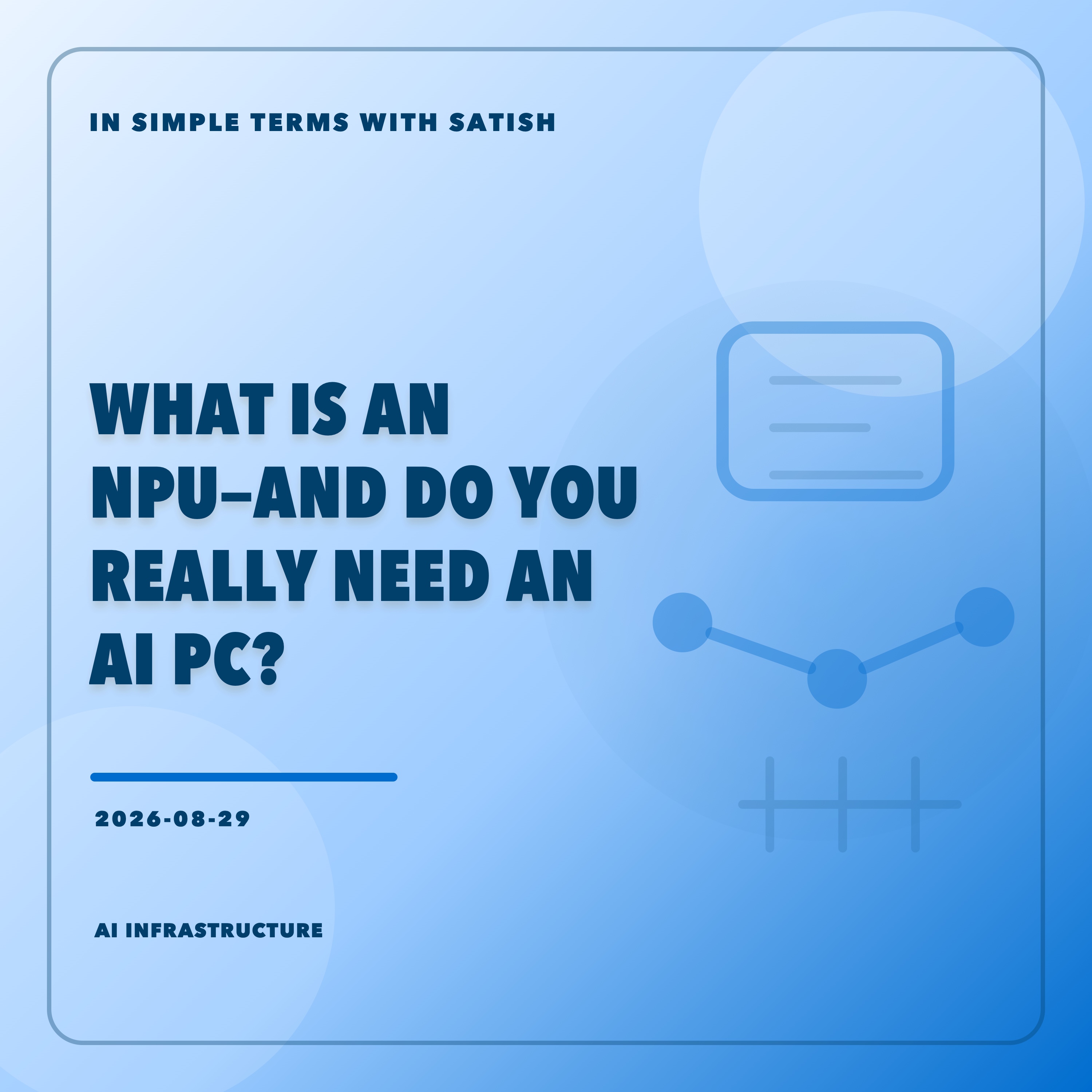 What Is an NPU—and Do You Really Need an AI PC? artwork