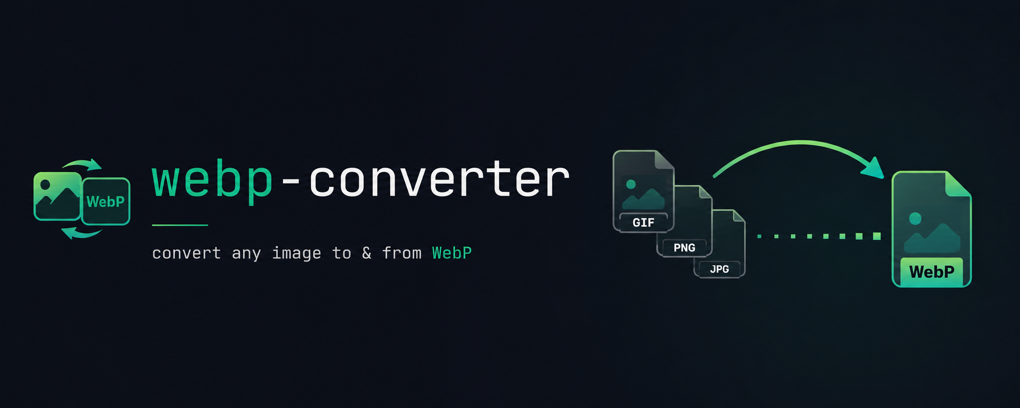 webp-converter — convert any image to & from WebP