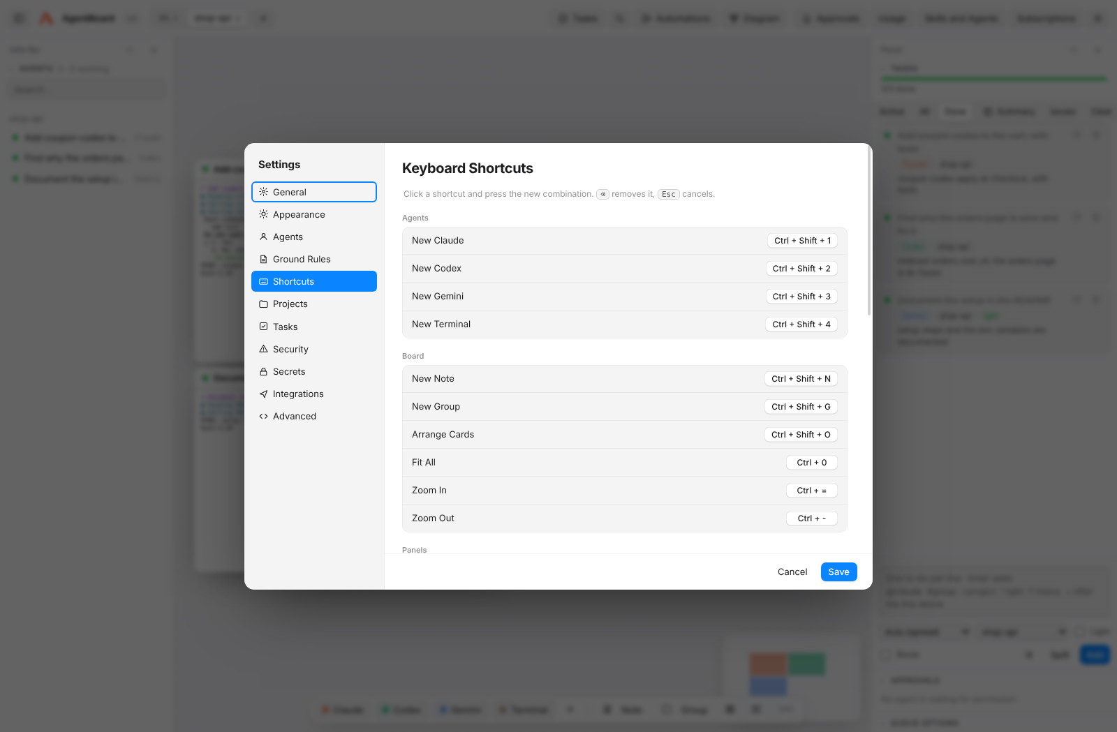 Shortcuts