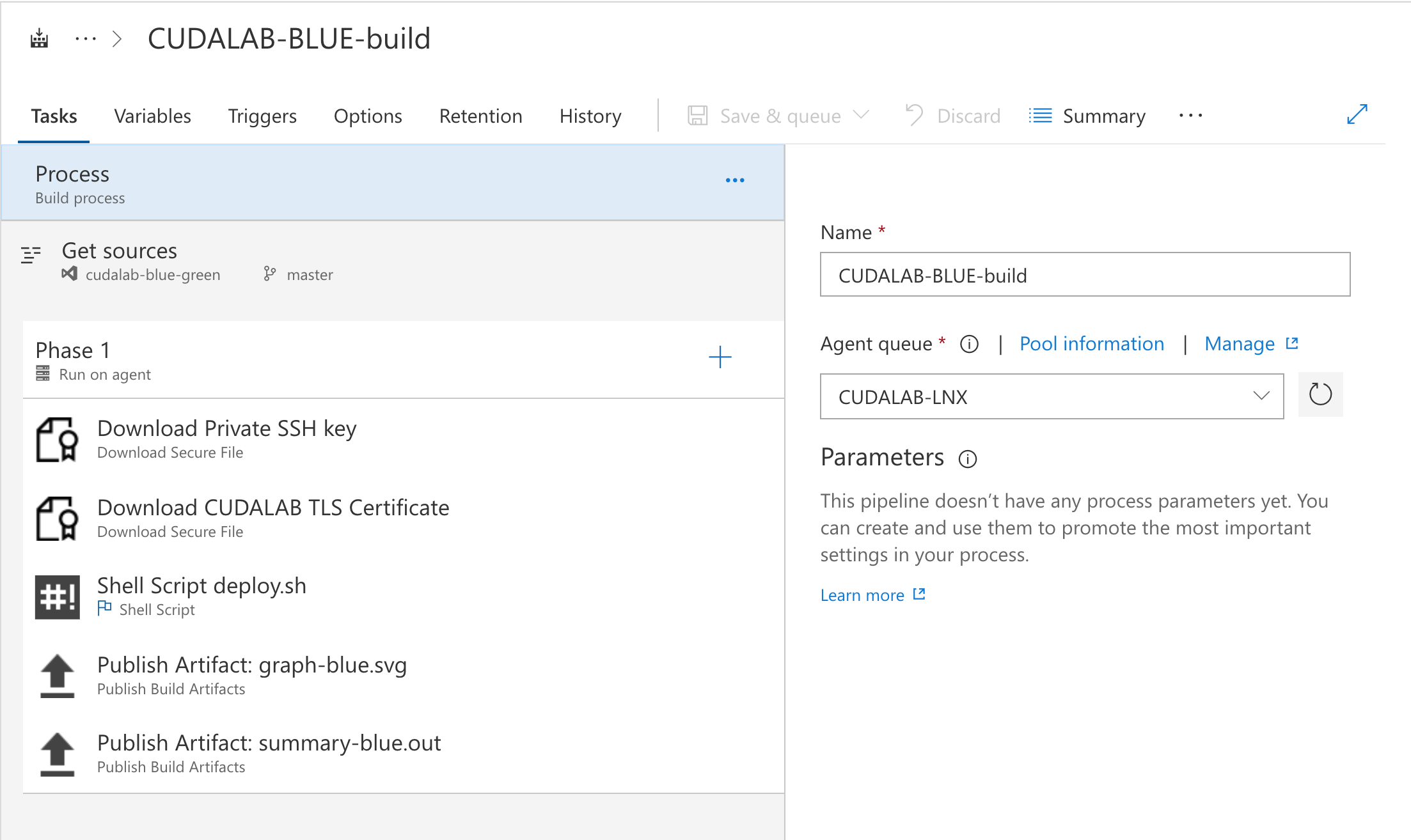 VSTS config