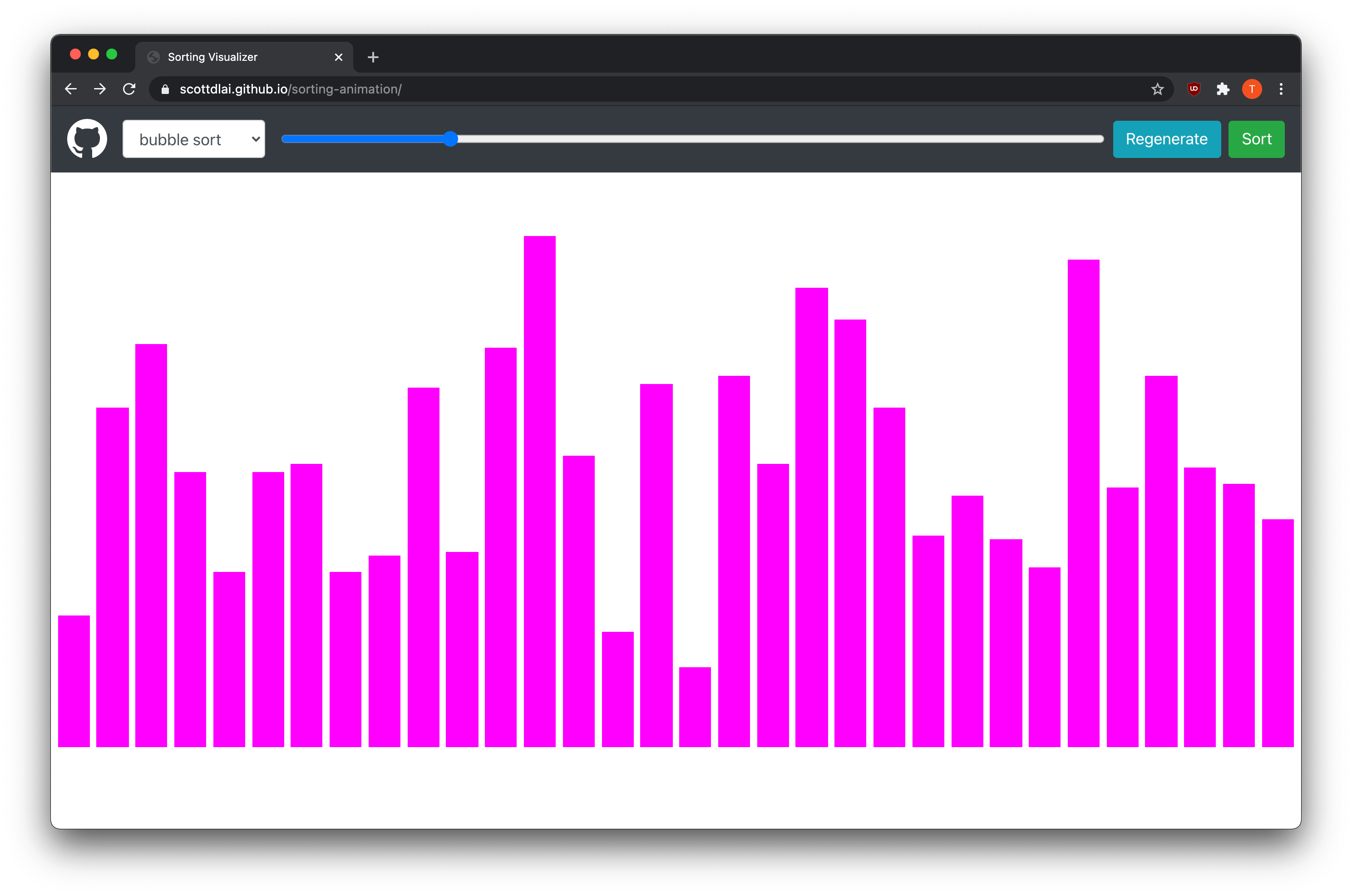 Sorting Animation