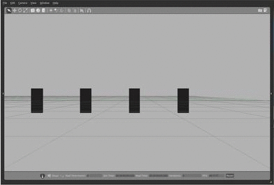 boxes benchmark animation: simple trajectory