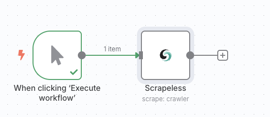 Add Scrapeless to Workflow