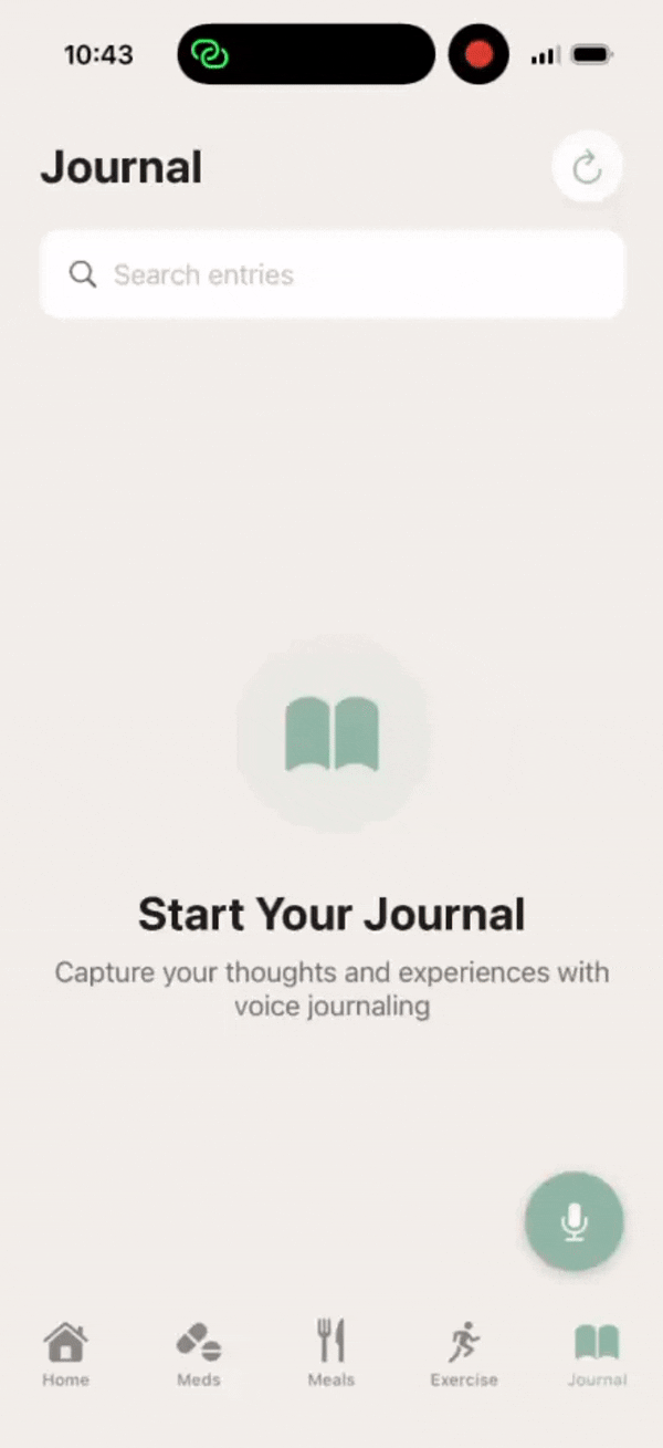 Journaling with Voice