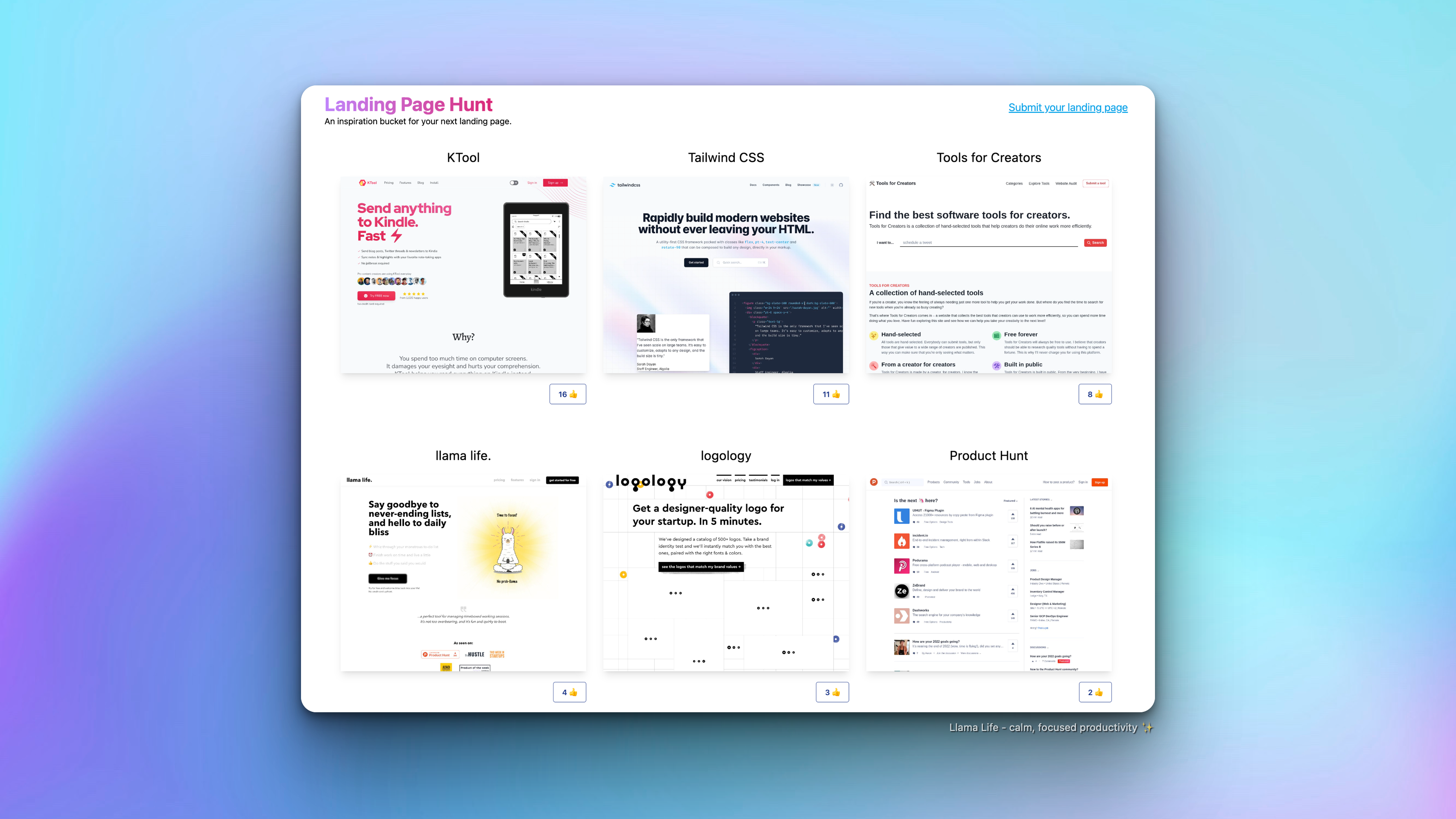 Landing Page Hunt