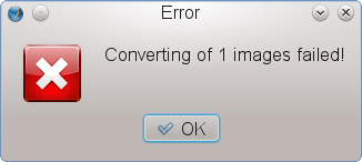 Bitmap conversion failure