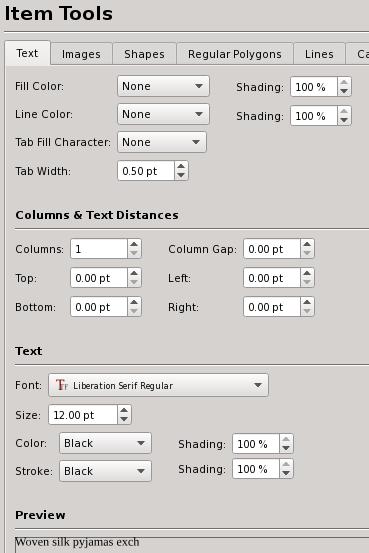 Tools Tab Panel