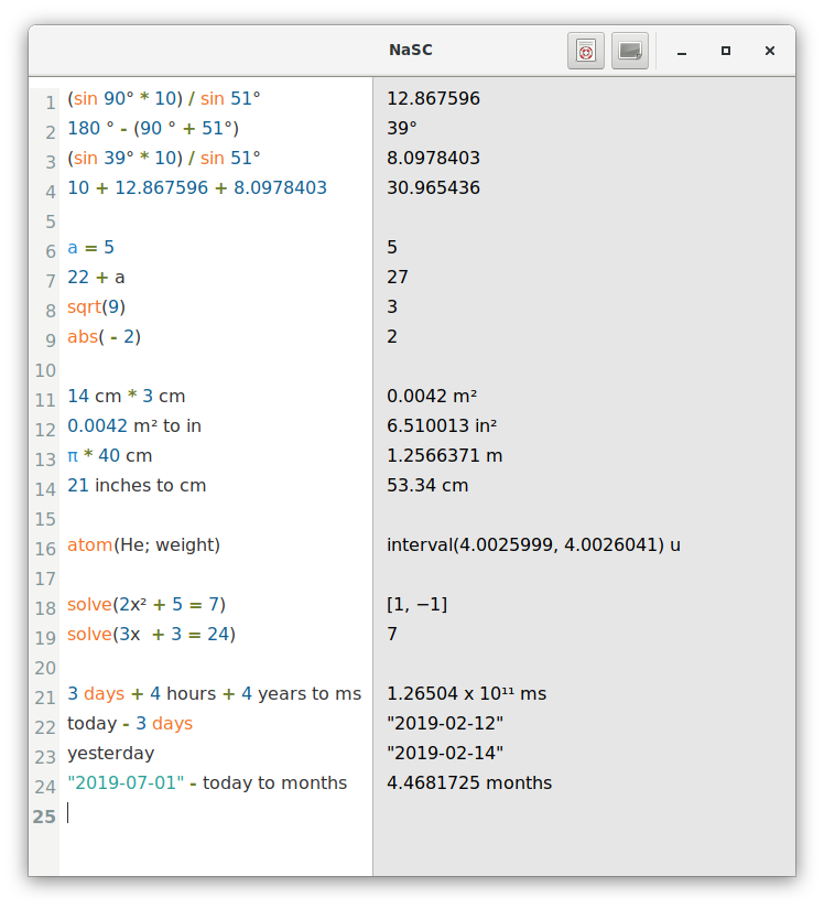 nasc-flatpak screenshot