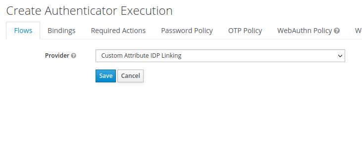 Custom Attribute IDP Linking