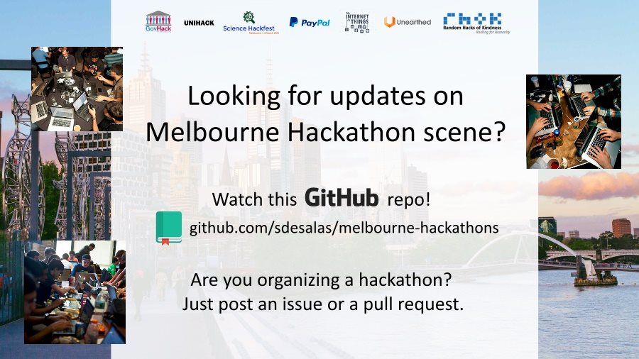 Melbourne Hackathons