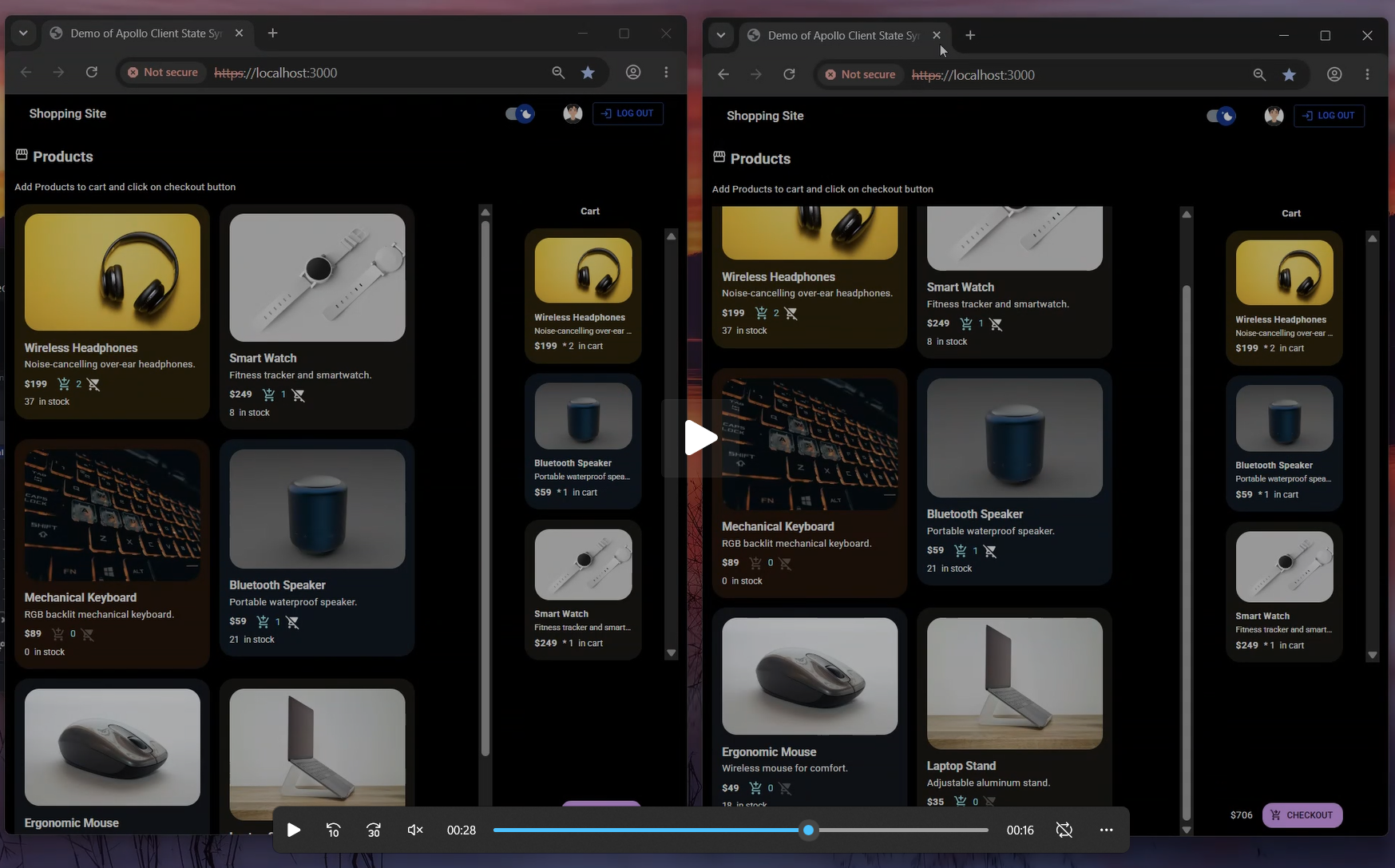 demo video