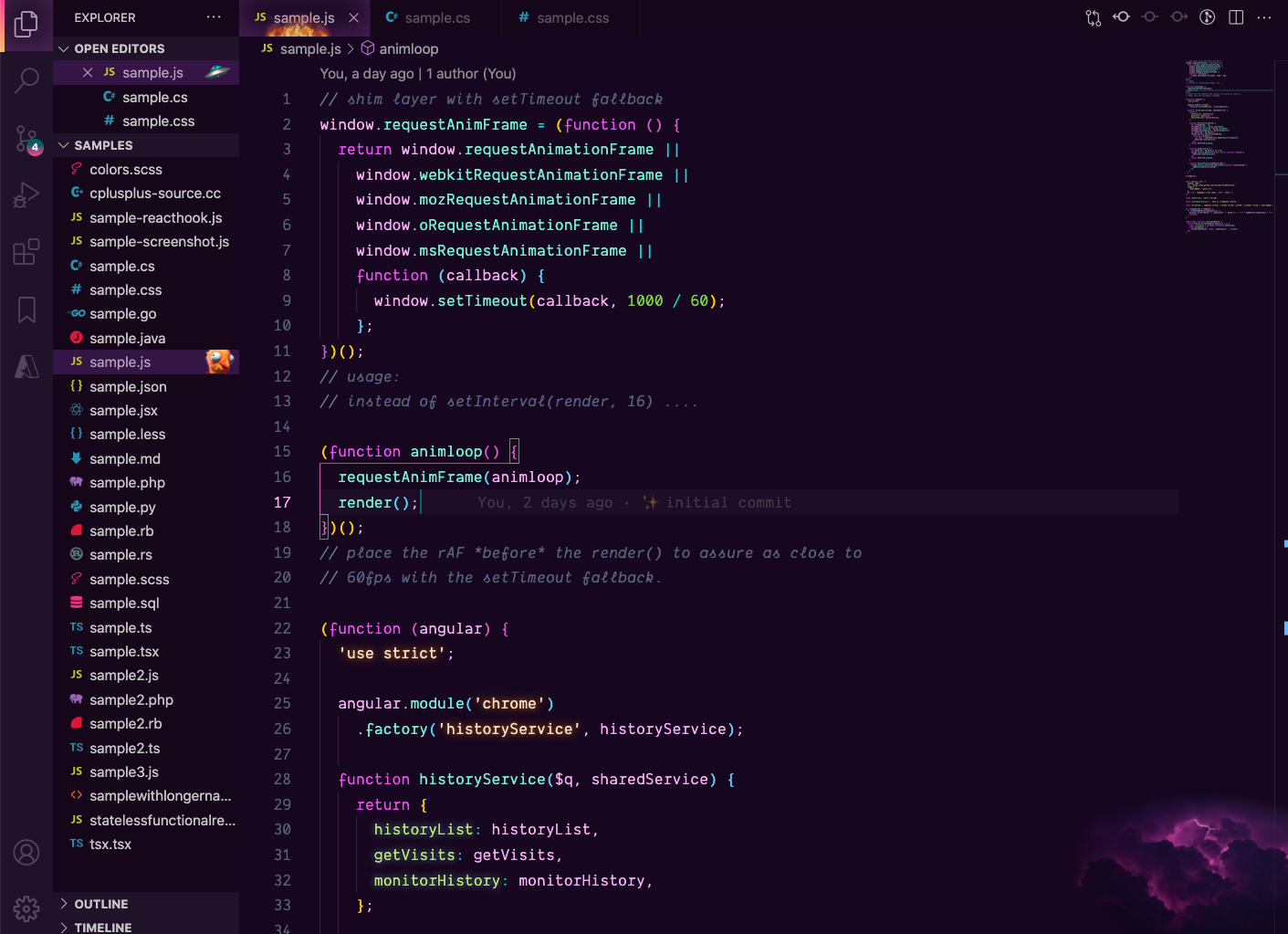 Theme preview screenshot