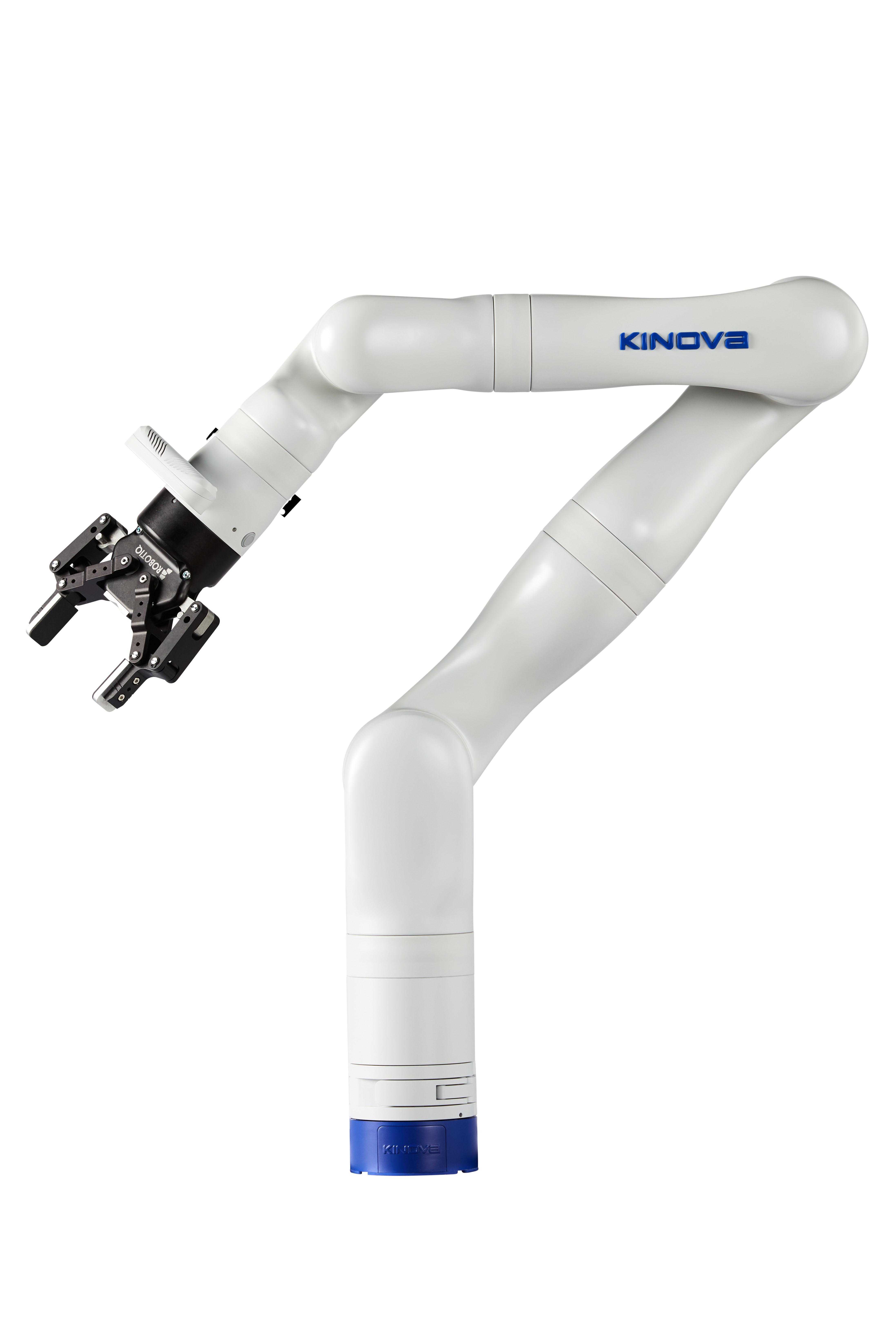 Kinova Gen3 7DoF manipulator with Intel RealSense 3D Vision Module and Robotiq 2F-85 2 Finger 85mm Adaptive Gripper