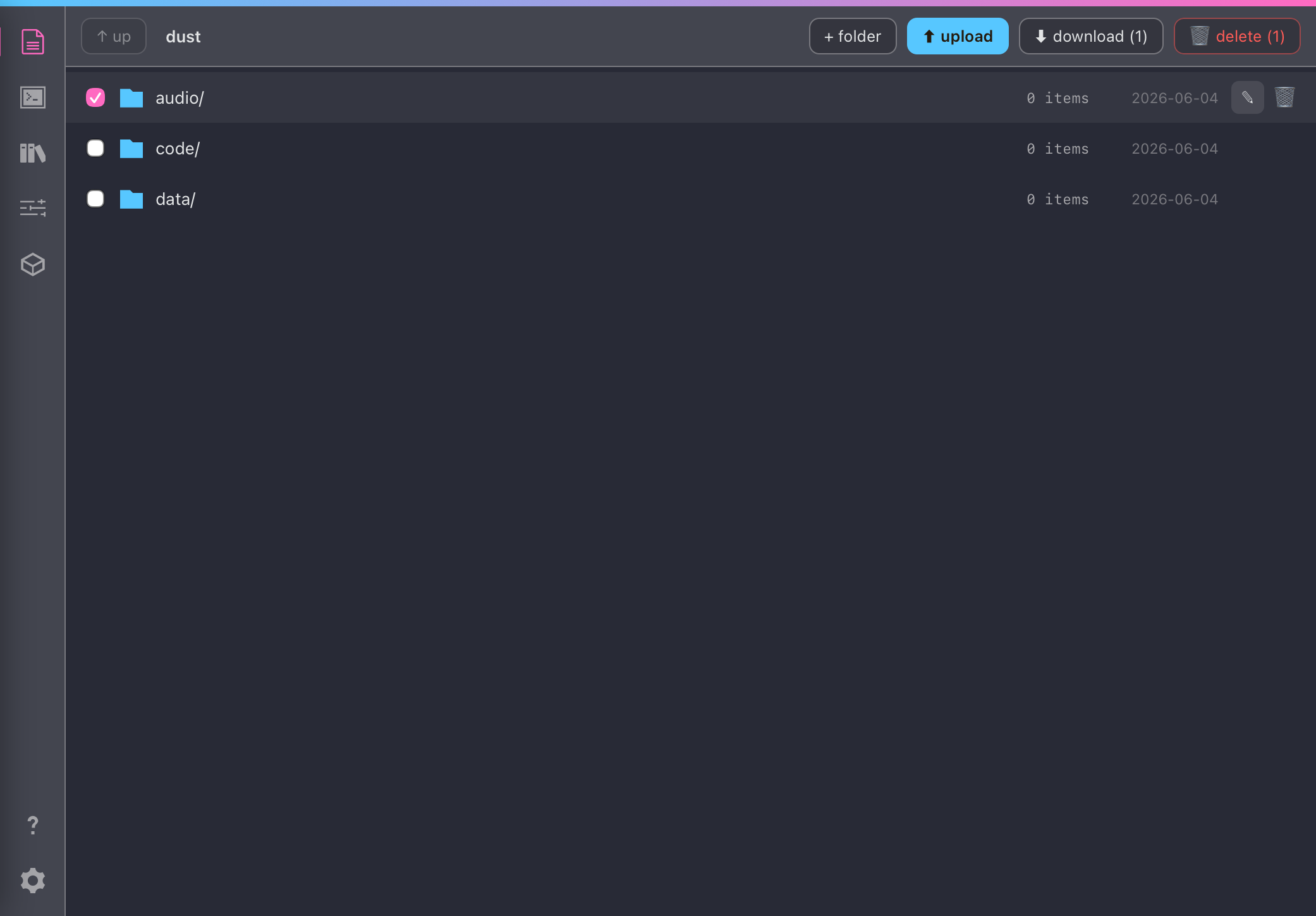 file browser