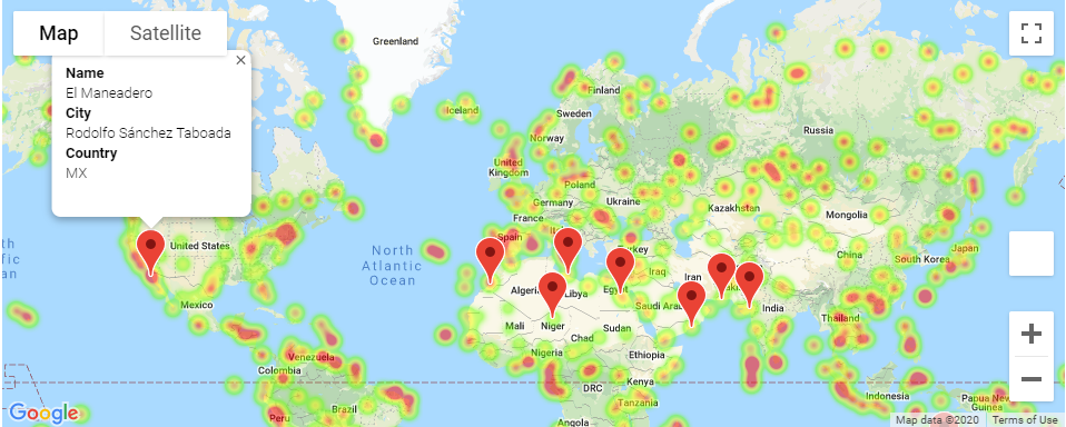 hotel map