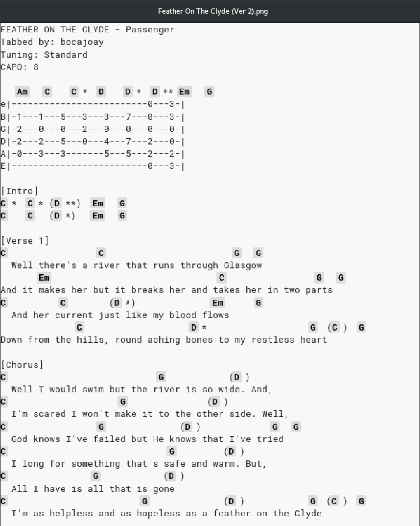 chords