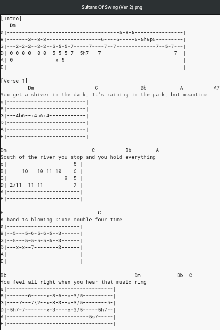 tab
