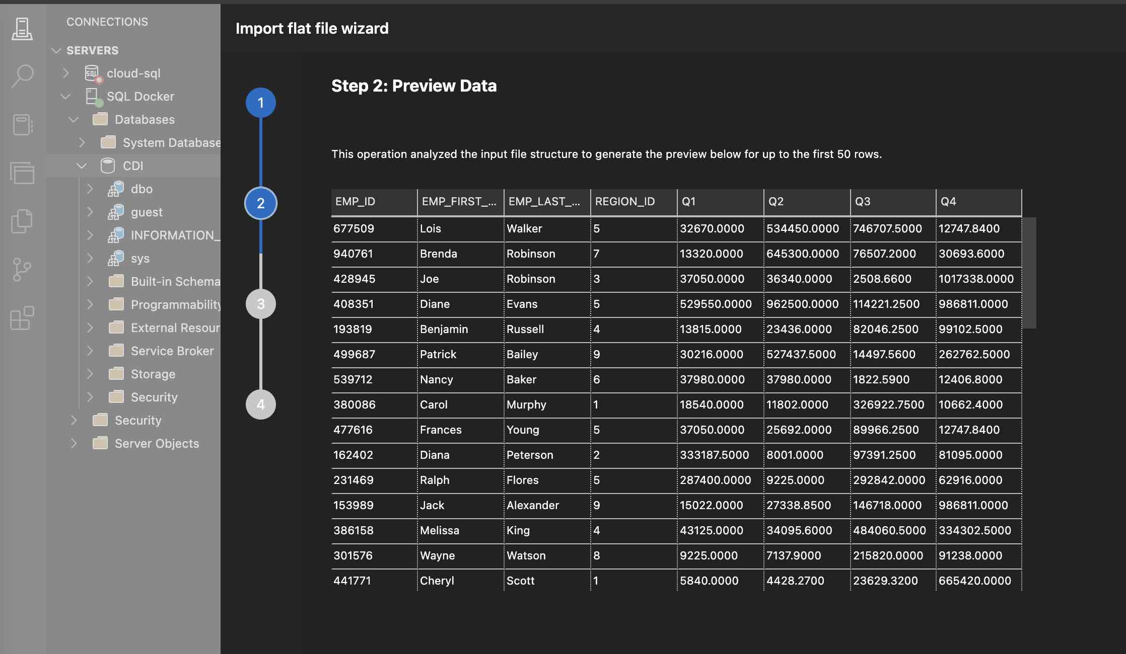 Azure Data Studio Import