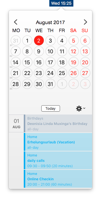 Skip to another month