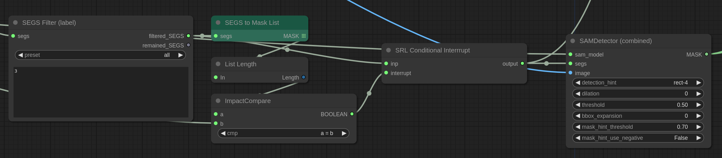 Screenshot of SrlConditionalInterrupt